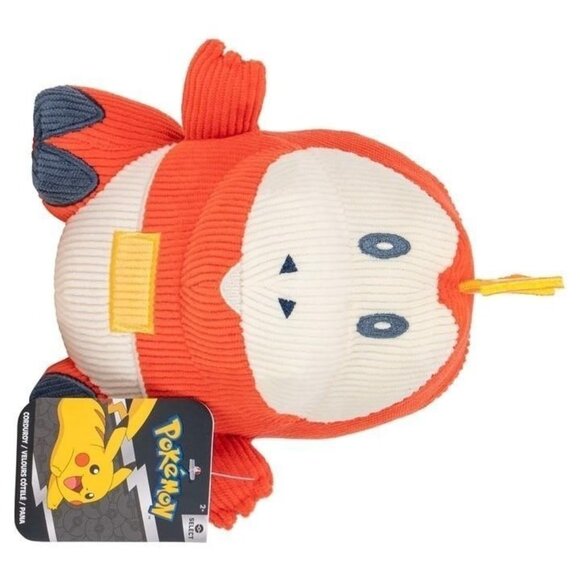 Pokemon Fuecoco Corduroy Plush Soft Toy 10" Official Stuffed Animal - Picture 3 of 5